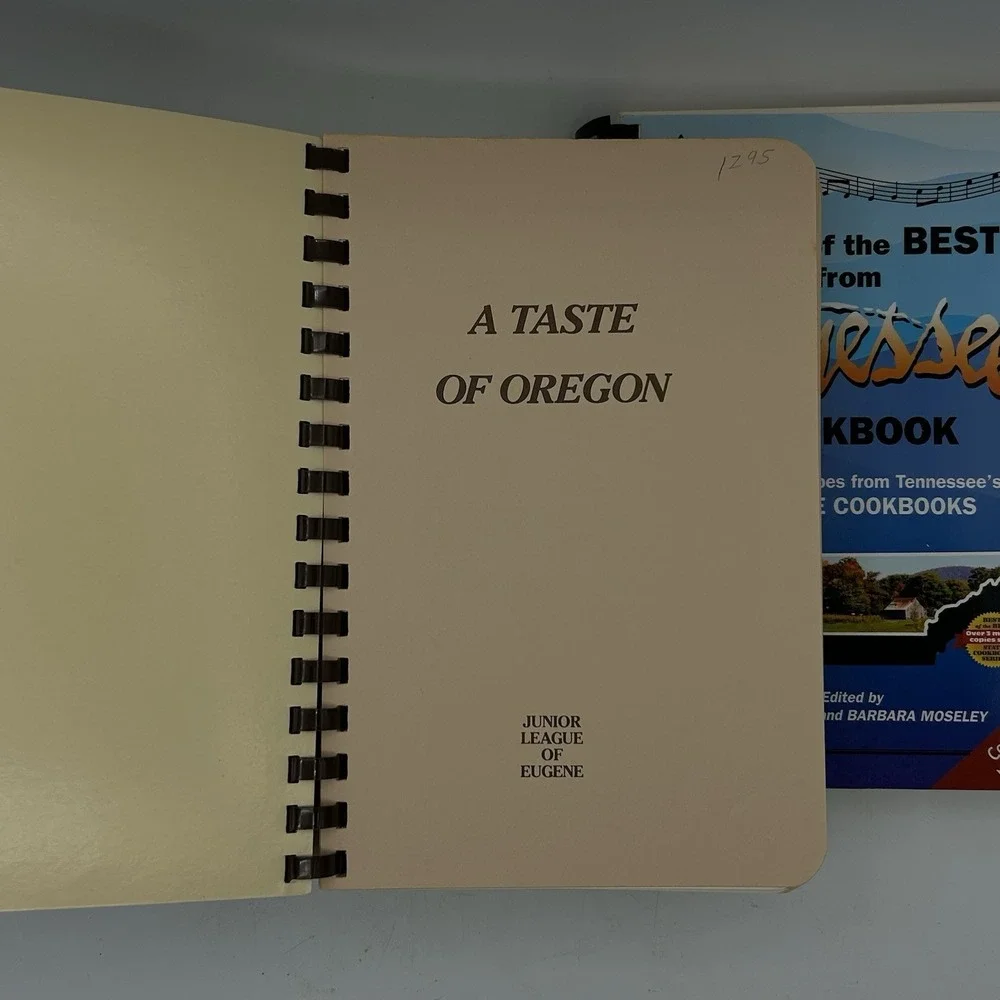Jr League Cookbooks Oregon, Duluth MN, Waxahachie TX Family Creative Cooking Lot